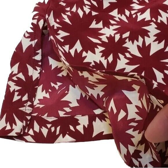 Madewell Silk Tank Top Size XS Pressed Flower High Low Sleeveless Asian Inspired - Picture 5 of 10